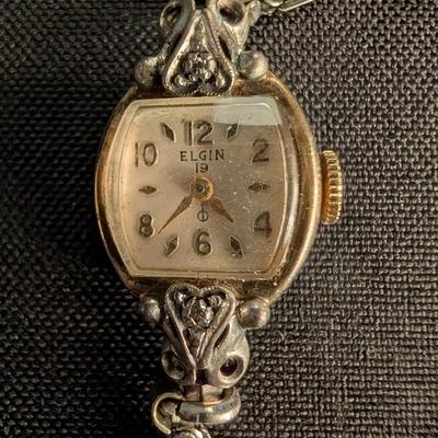 Elgin 19 Jewels 1940-1950s Wristwatch 