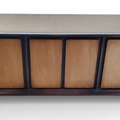 MCM Mount Airy Furniture Credenza - Two Tone with Acrylic Topper