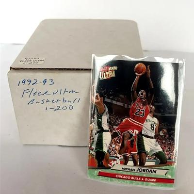 1992-93 Fleer Ultra Basketball Complete Set 1-200 Michael Jordan