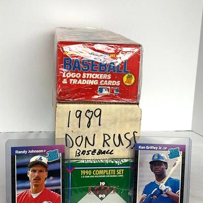 1988 Fleer, 1990 Upper Deck and 1989 Donruss Baseball Complete Sets