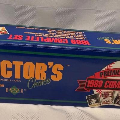 1989 Upper Deck Complete Baseball Set With Ken Griffey Junior Number One Rookie Card