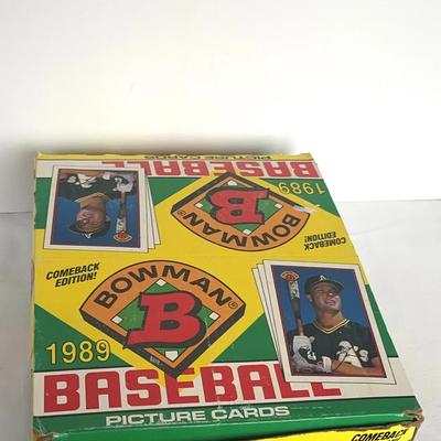 1989 Bowman Baseball Picture Cards Cello Box- Comeback Edition