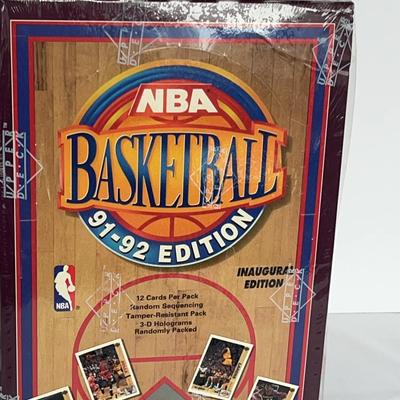 91-92 Upper Deck Basketball Wax Box - Factory Sealed