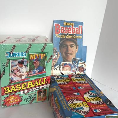 1988 Donruss and 1991 Donruss Baseball Wax Boxes