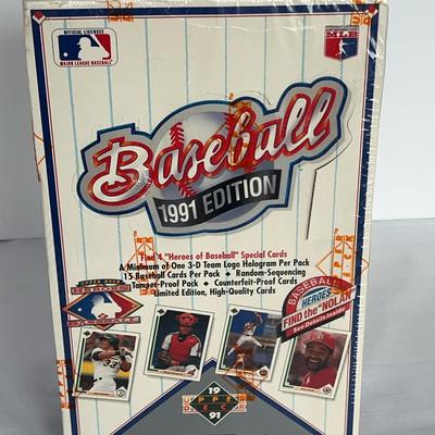 1991 Upper Deck Baseball Wax Box - Look for Michael Jordan baseball!