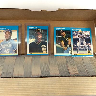 1987 Fleer Baseball Complete Set Ft. Bo Jackson, Barry Bonds, Jose Canseco, And Bobby Bonilla 