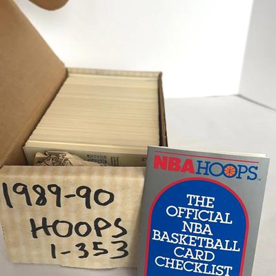 1989-1990 Hoops NBA Complete Set Cards #1 - #353   Michael Jordan