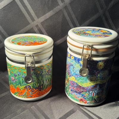 Vintage Chaleur Van Gogh Canisters