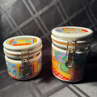Chaleur Dufy and Matisse Canisters