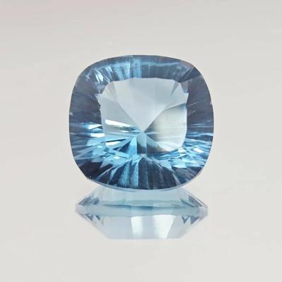 18.8ct Natural Blue Topaz Cushion Cut 