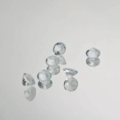 1.2ctw Natural Unheated Aquamarine Round Cut 