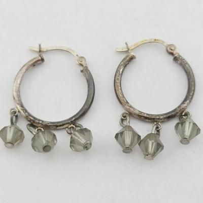 Sterling Silver Hoop Earrings 