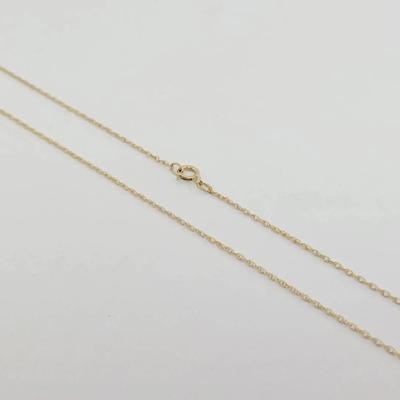 14k Gold Fine Link Necklace 