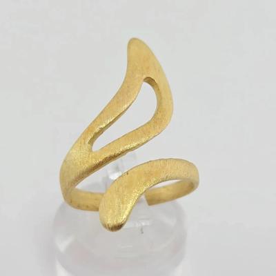 Rivka Friedman 18k Clad Fancy Designer Ring