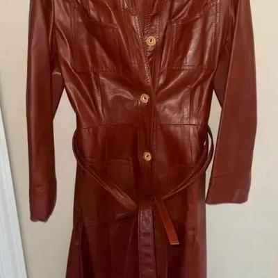 Vintage Casual Corner Red Leather Jacket (9)