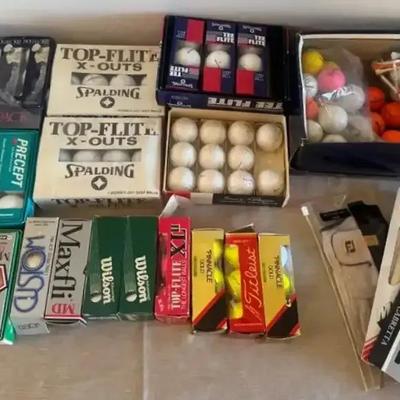 Vintage Golf Ball Variety 