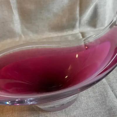 Mid-Century Modern Glass Centerpiece