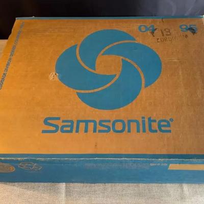 Vintage Samonsite Classic 100 Attaché- Cordovan (NIB) Lot 2
