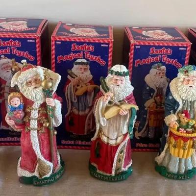 Vintage Santa’s Magic Toy Shop (5 Piece Collection)