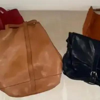 Four Vintage Hand Bags (Saks, Unisa, and more) 