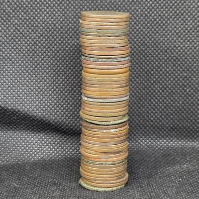 Roll of 50 Indian Head Cents