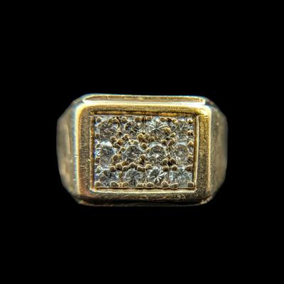 14K Yellow Gold Diamond Ring, NAGL #1226576