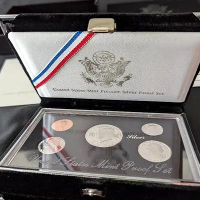 1992 US Premier Silver Proof Set