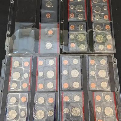 US Mint Sets: P&D 1990-1996, & 1999 P&D Susan B Anthony, All Uncirculated