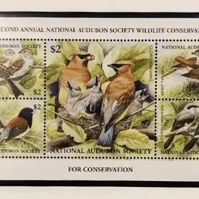 Wonders of Wetlands Conservation Stamp Collection, 9 Pages in Binder