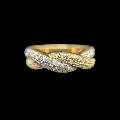 14K Yellow Gold Diamond Ring, NAGL #1226587