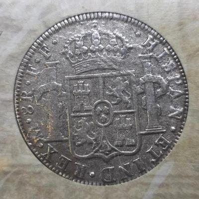 1783 Mexico 8 Reales Silver Dollar Shipwreck Coin