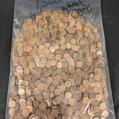 1,500 Wheat Cents