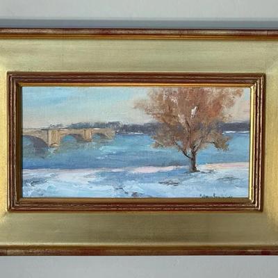 Winter Along The Potomac Signed Cople