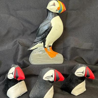 Puffin Cast Iron Door Stop & Juggling Bags