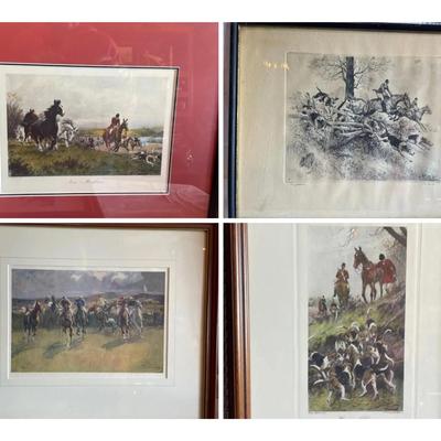 Equestrian Horse Prints / George Wright, Ritt Palenske, Tim Tribad