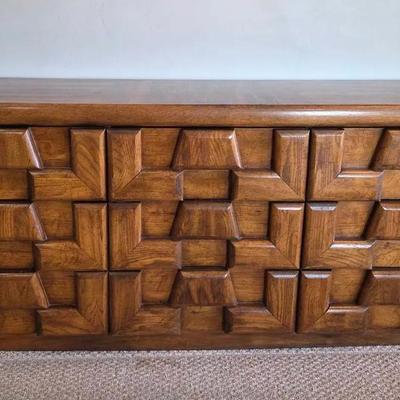Rare Lane MCM Brutalist Dresser