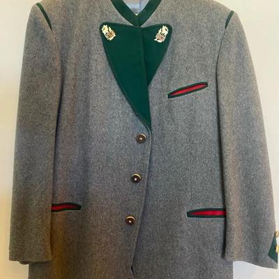 Men’s Lederhosen Wool Blazer 