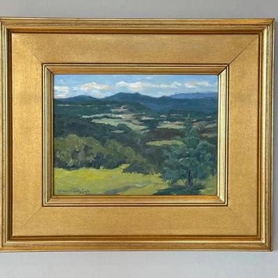 Artist Signed Cople, Hillside Landscape