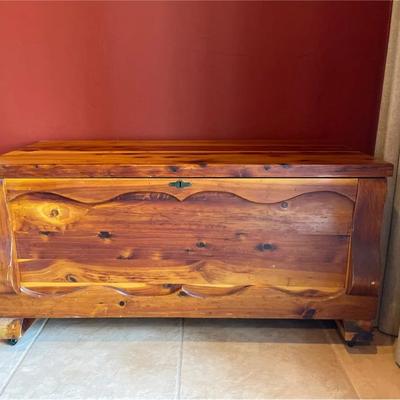 Gorgeous Handcrafted Cedar Chest.  