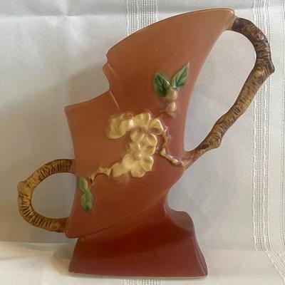 Roseville Pottery Apple Blossom Vase 