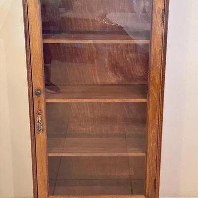 Wood & Glass Display Cabinet 
