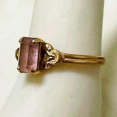 Vintage 10K Solitaire Ring