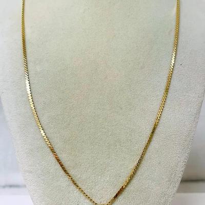 14K Italian Gold Heart Pendant Necklace