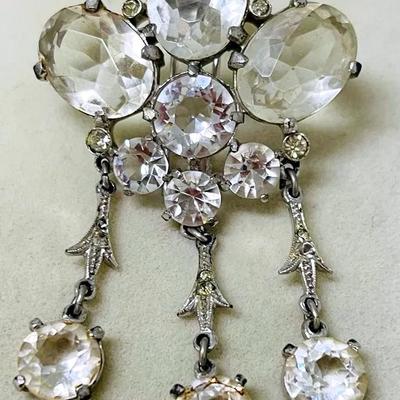 Vintage Rhinestone Fashion Clip