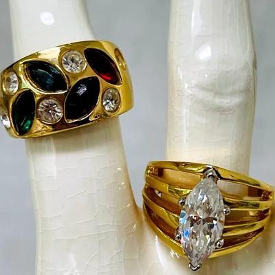 HGE Colored Stones Fashion Rings