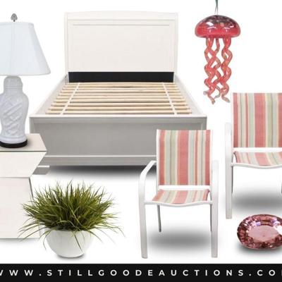 Always a little something for everyone! Restoration Hardware, Fenton, Nambe, Russian nesting dolls, pashminas, furniture, art, antiques,...