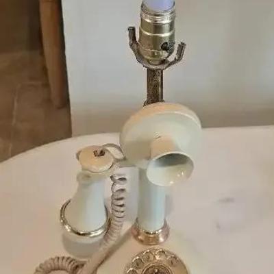 Candlestick Style Phone Lamp Light *tested works - 