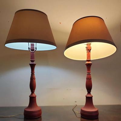 Pair Vintage Table Lamps 