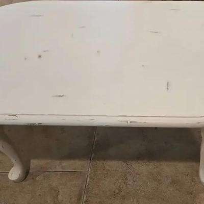 Cream Rustic Coffee Table