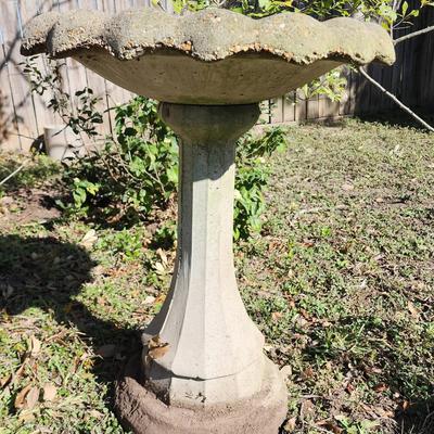 Cement Bird Bath 